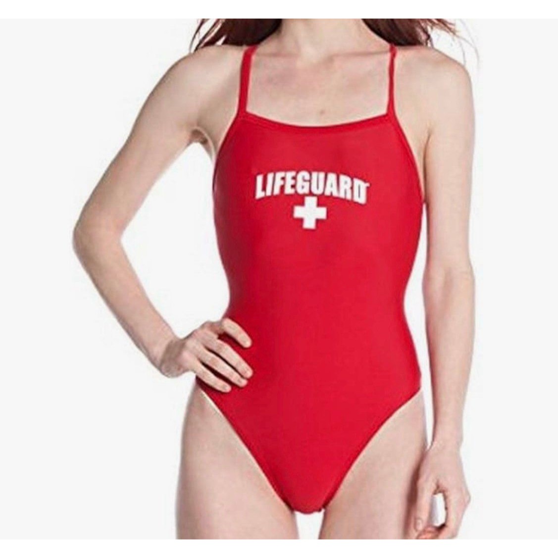 Lifeguard Officially Licensed Swimsuit Red Size 32 Medium New With Tag